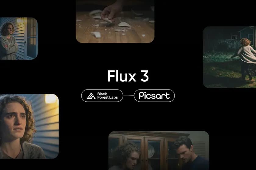 Flux 3 in Picsart: video and audio in one pass preview