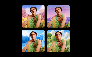 Generate new backgrounds