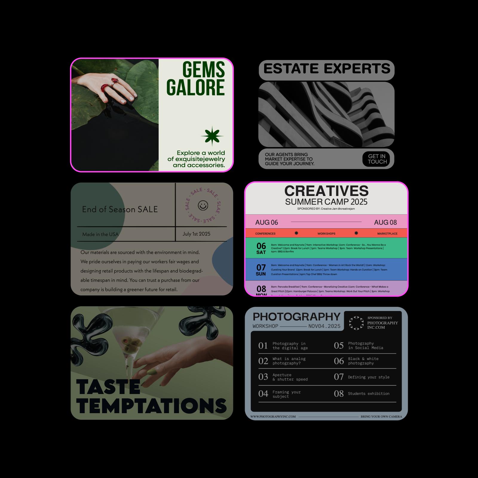 Simplify design with professional brochure templates