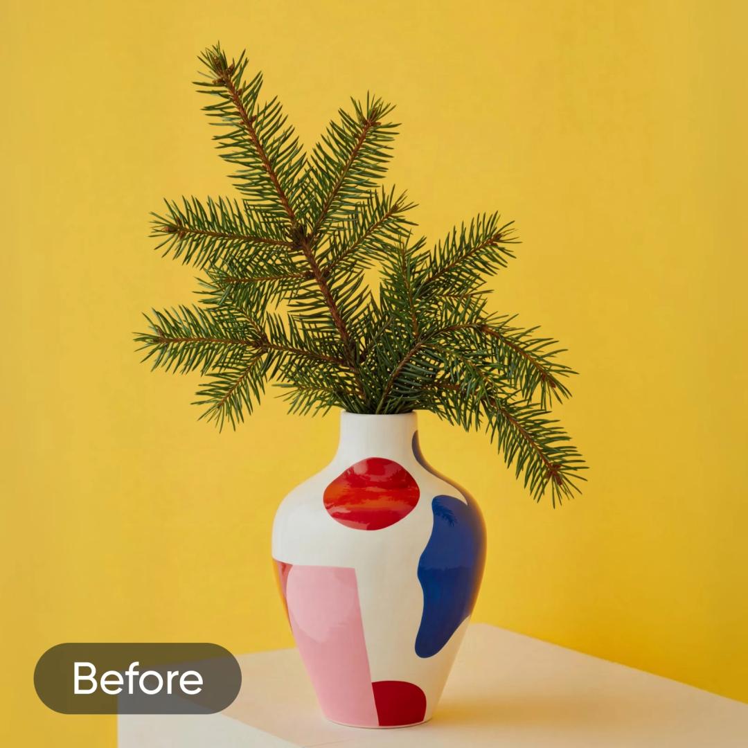 before change