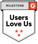 G2 Users Love Us badge