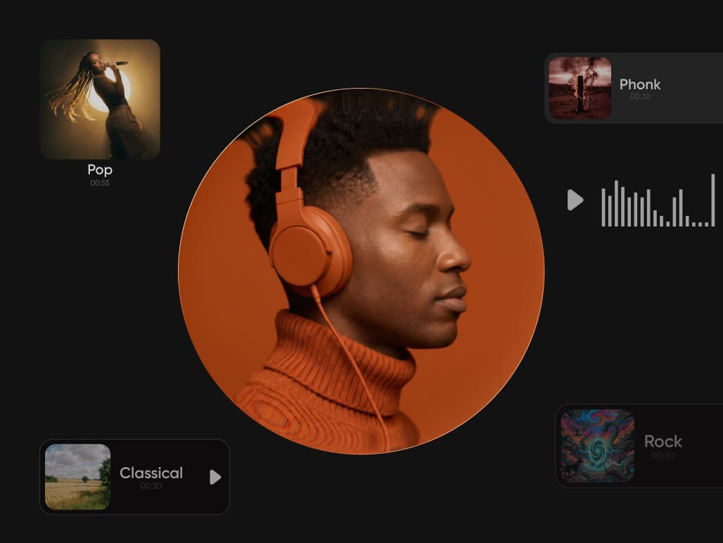 AI-generated audio example associated with Eleven v3 on the Picsart MCP page