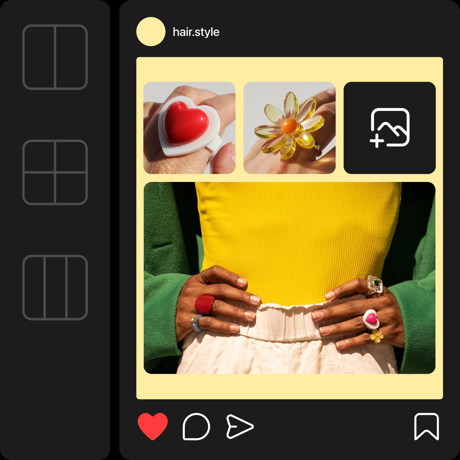 Photo collages for social media