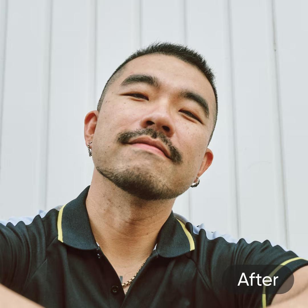 before change