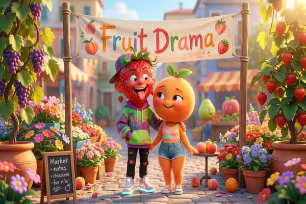 Create viral AI fruit stories with Picsart Persona