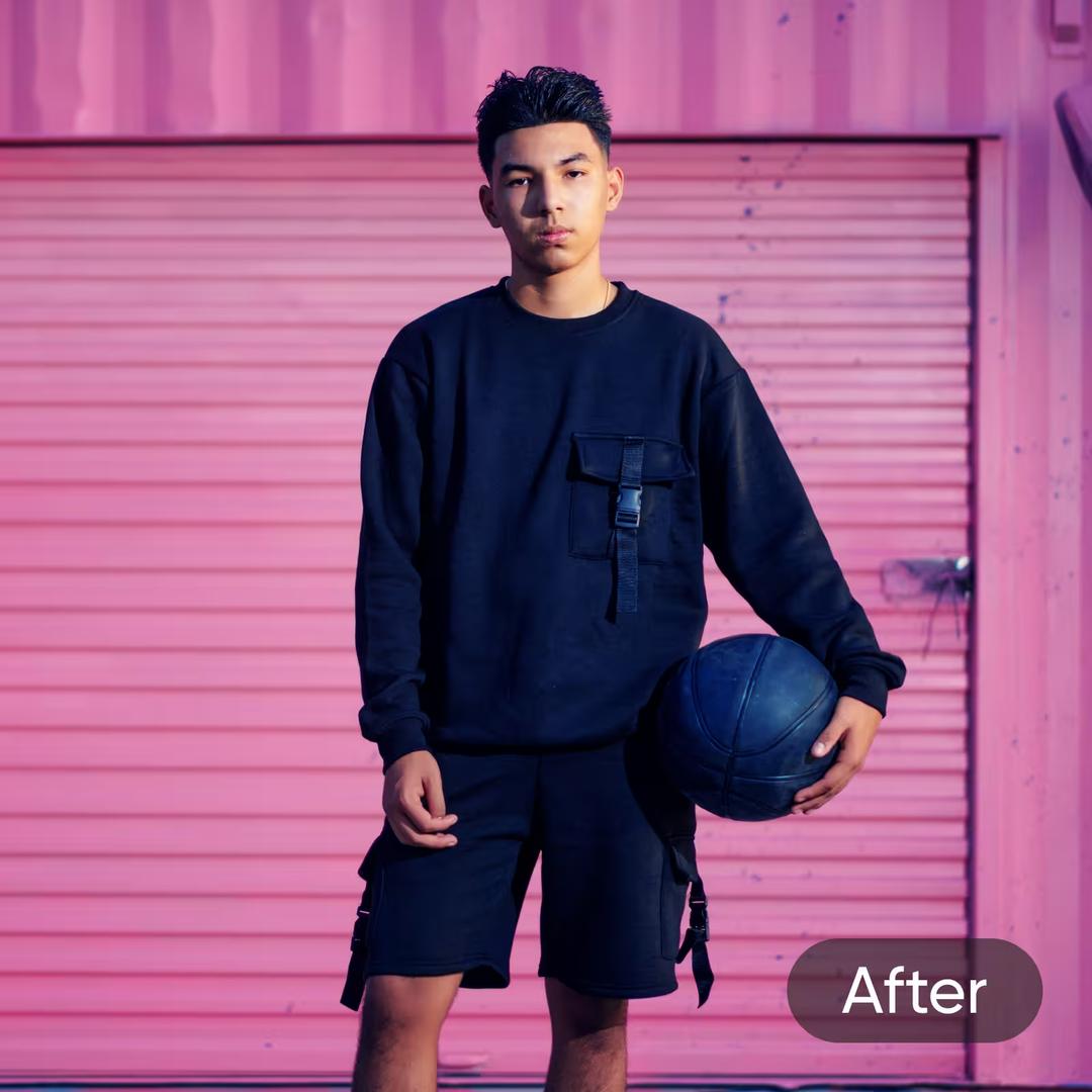 before change