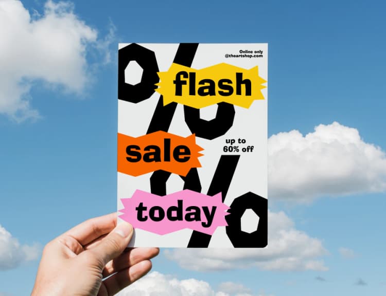 Design and print flyers