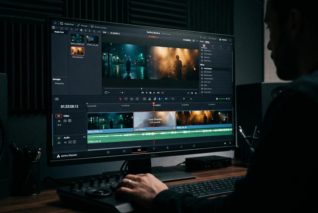 How to create smooth video transitions with AI effects preview