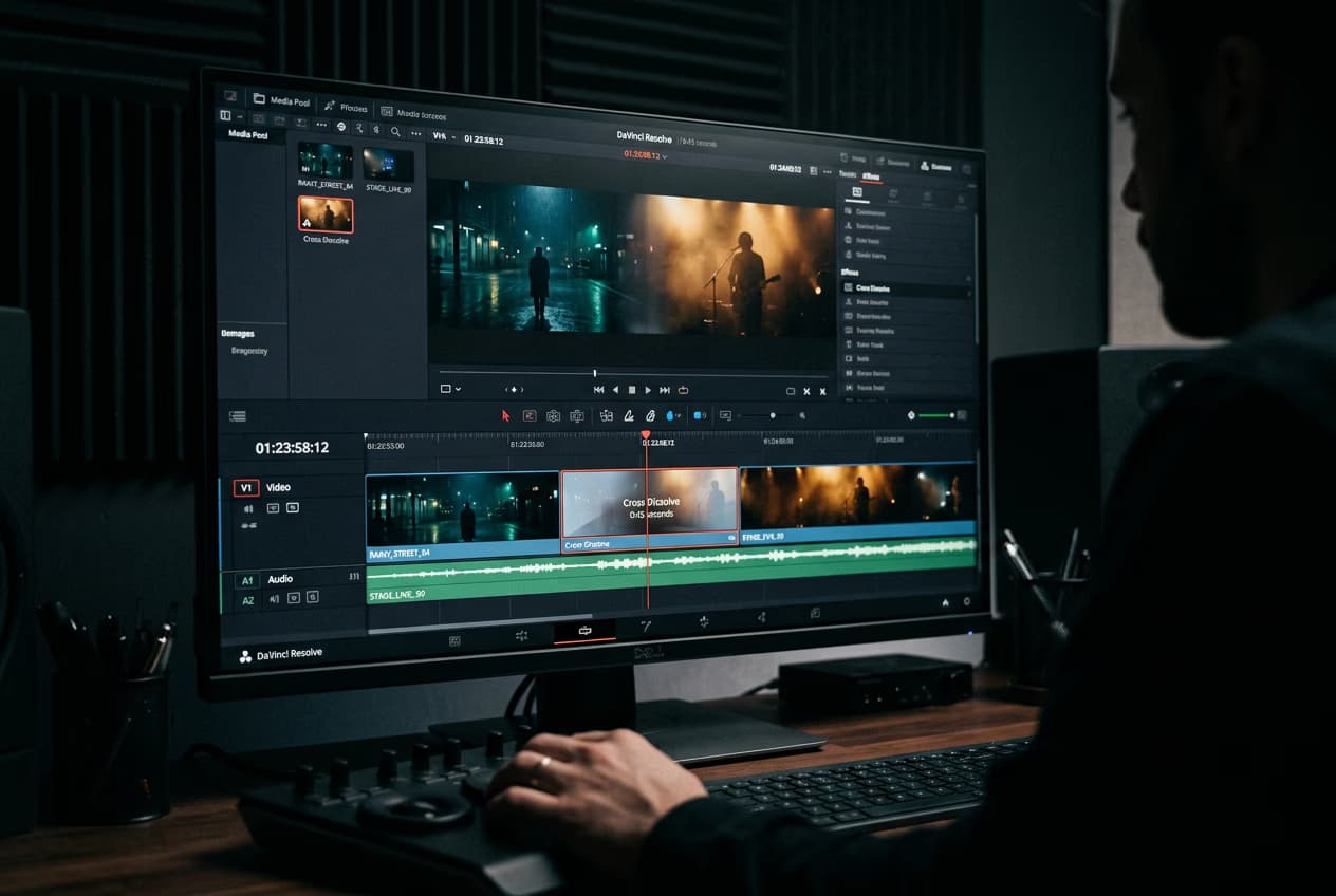 How to create smooth video transitions with AI effects