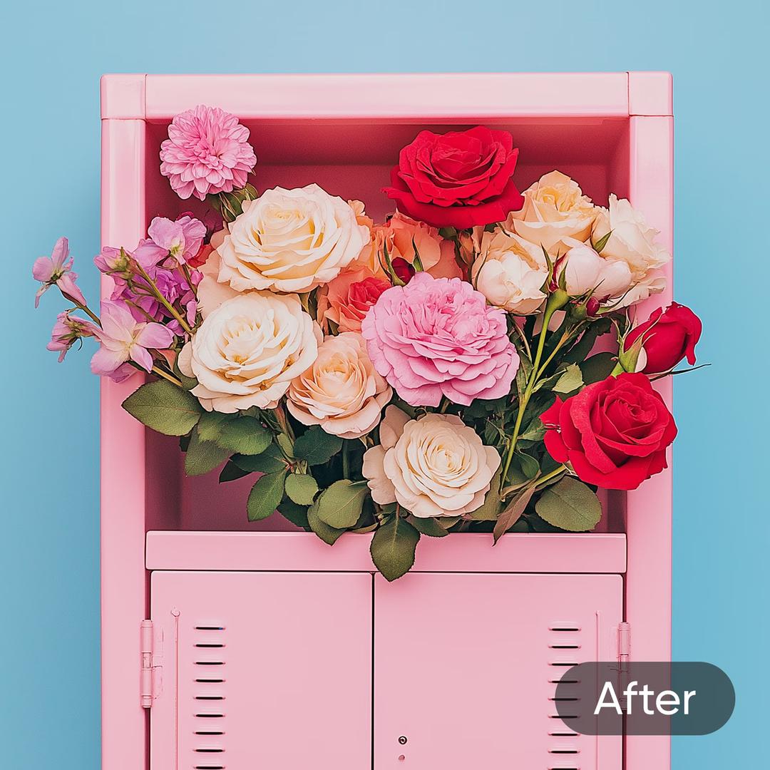 after change