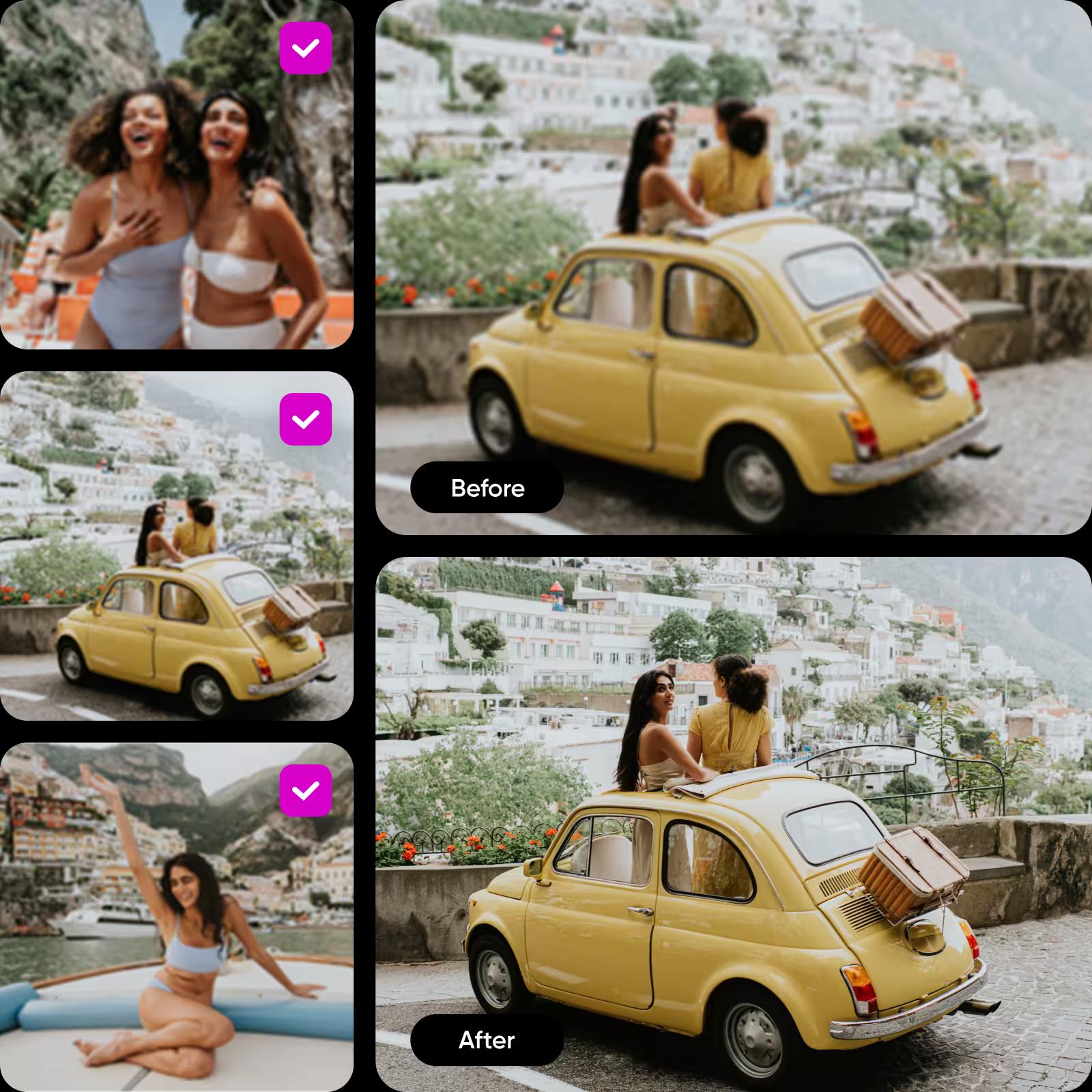 Upscale images in batches