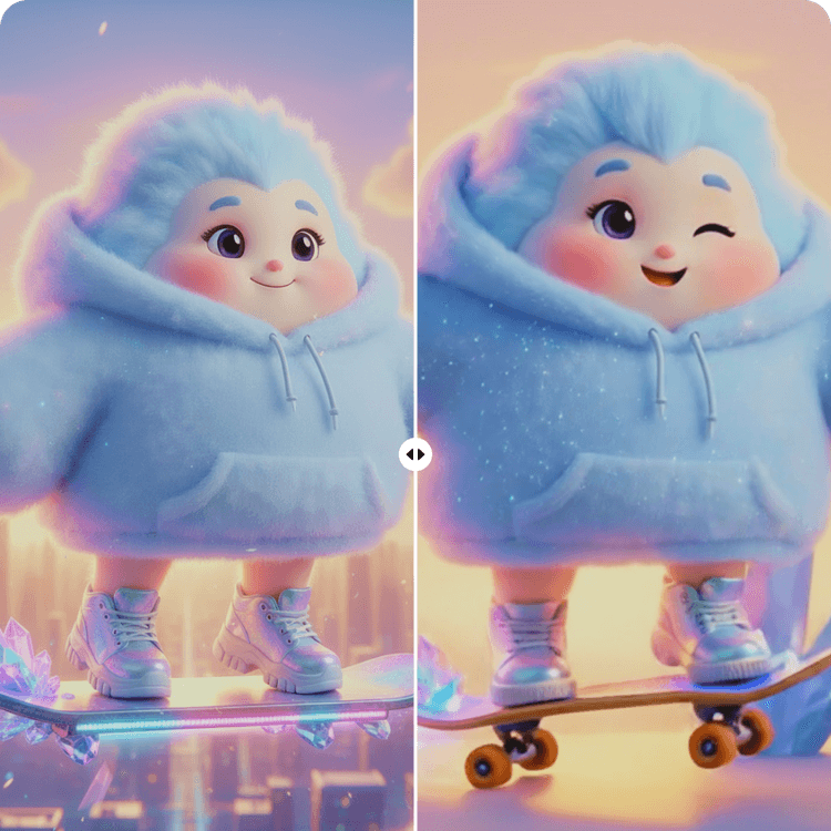 Picsart Aura helps with all ai image and video generation right in the chat