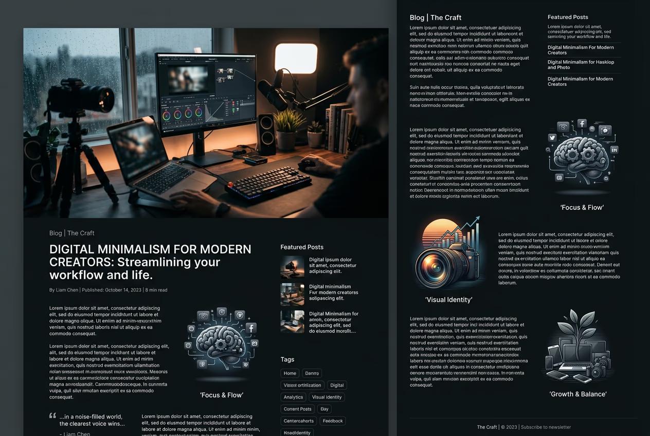 Generate blog visuals with Blog to Visuals skill