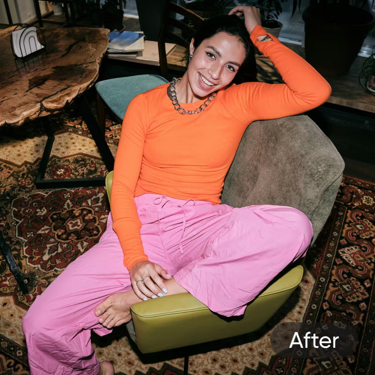 before change