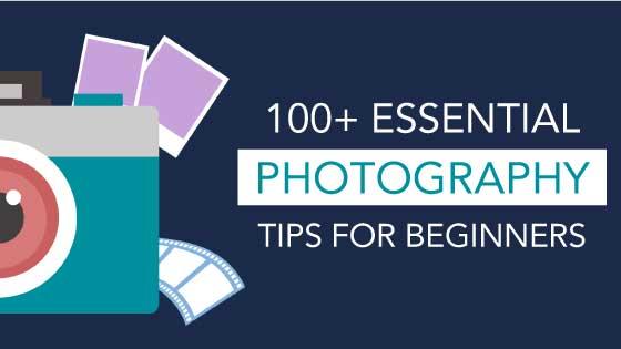 Beginner Photography Tips Navy Blue Poster