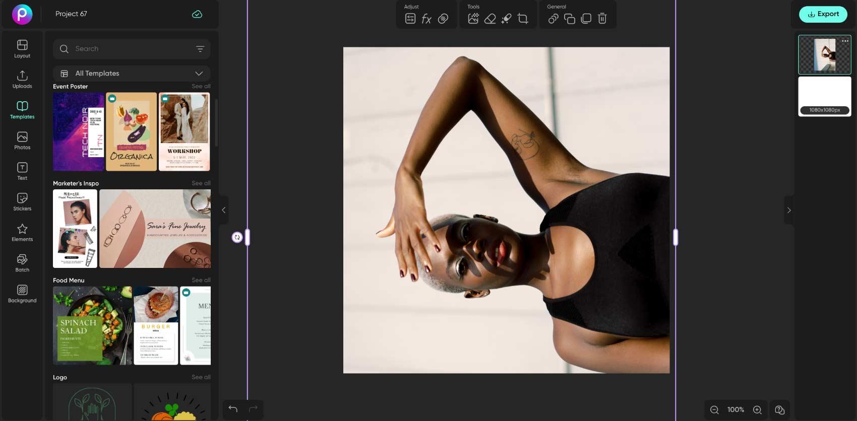 Creative image rotation effects