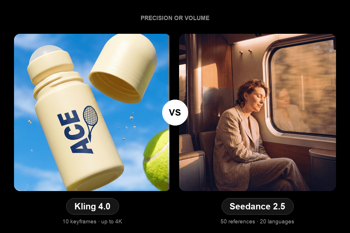 Kling 4.0 ili Seedance 2.5 za AI video od 30 sekundi
