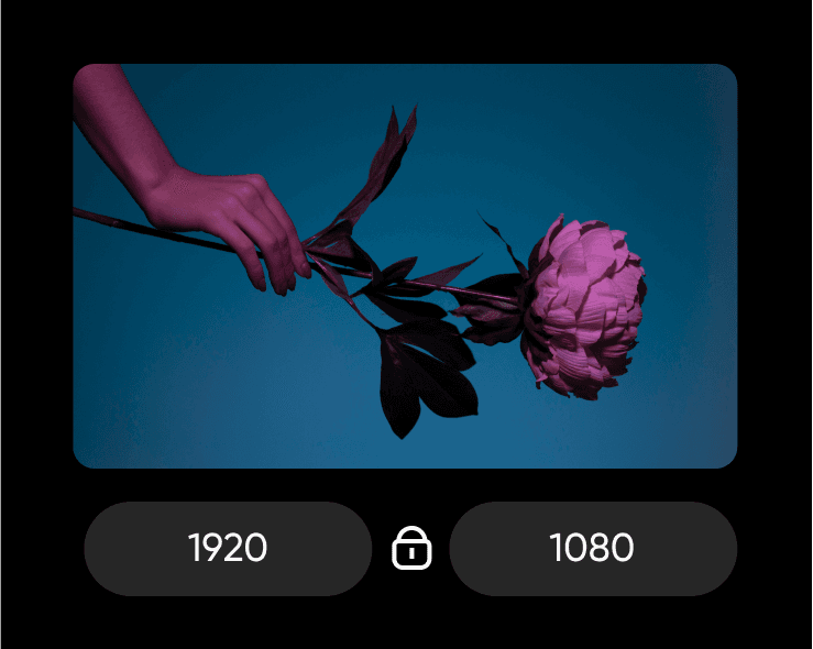 resize images