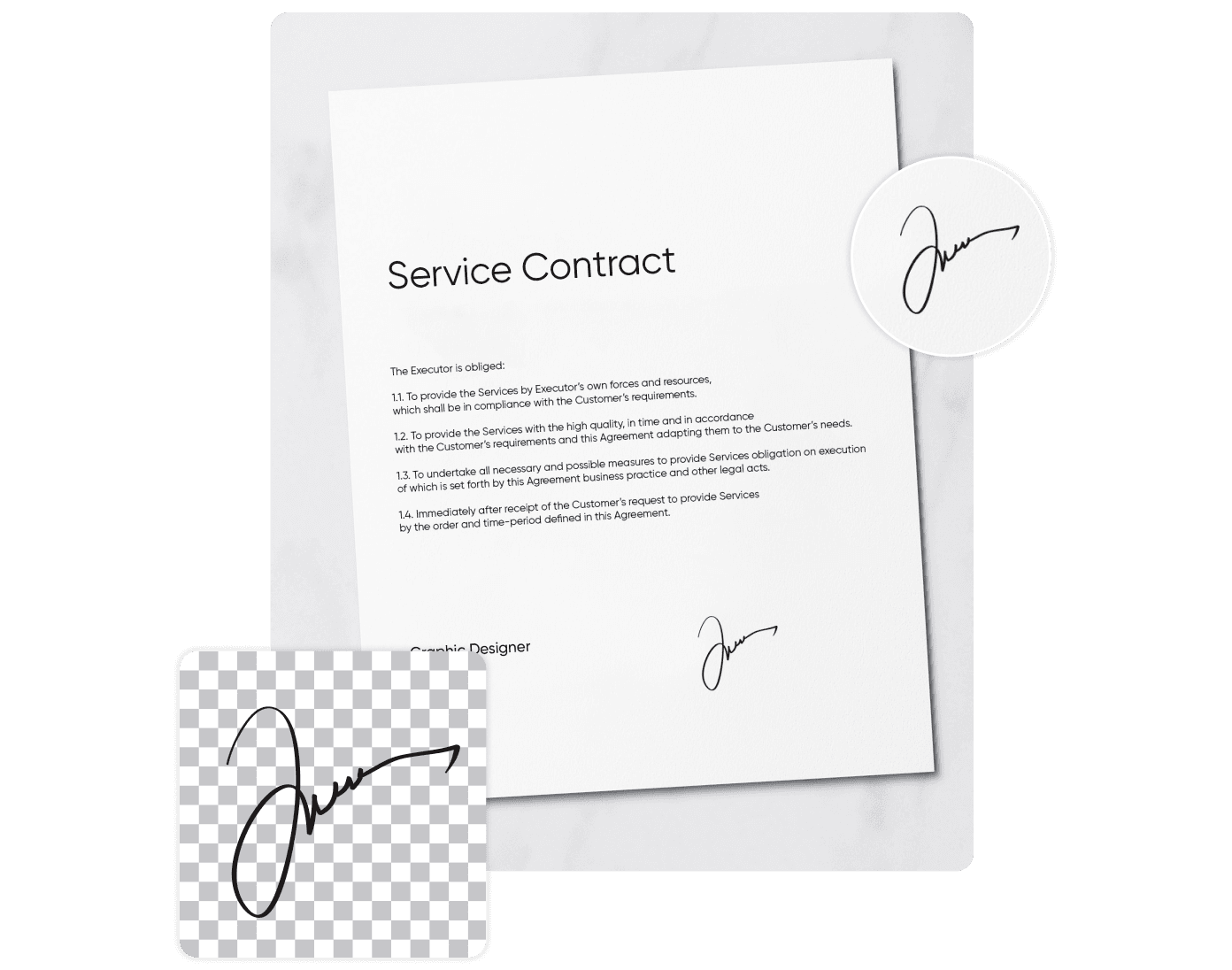 remove background from signature