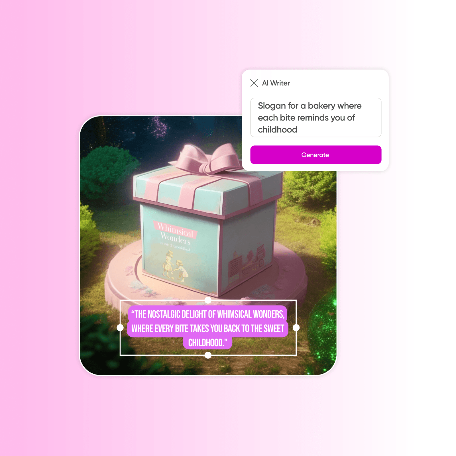 Put together a compelling product story with AI