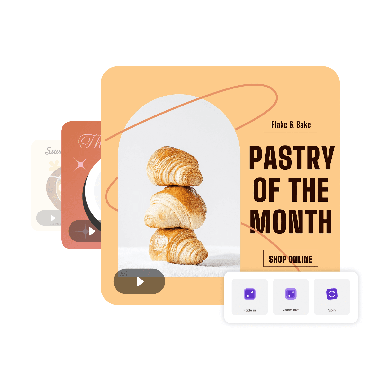 Create  grocery social media ads in minutes