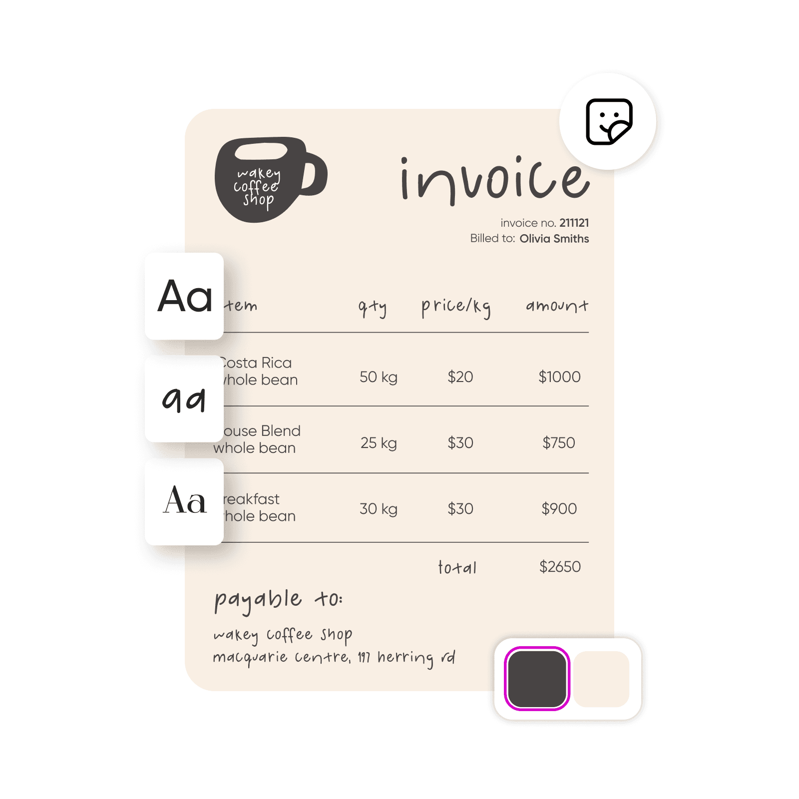 online invoice maker for brands and companies