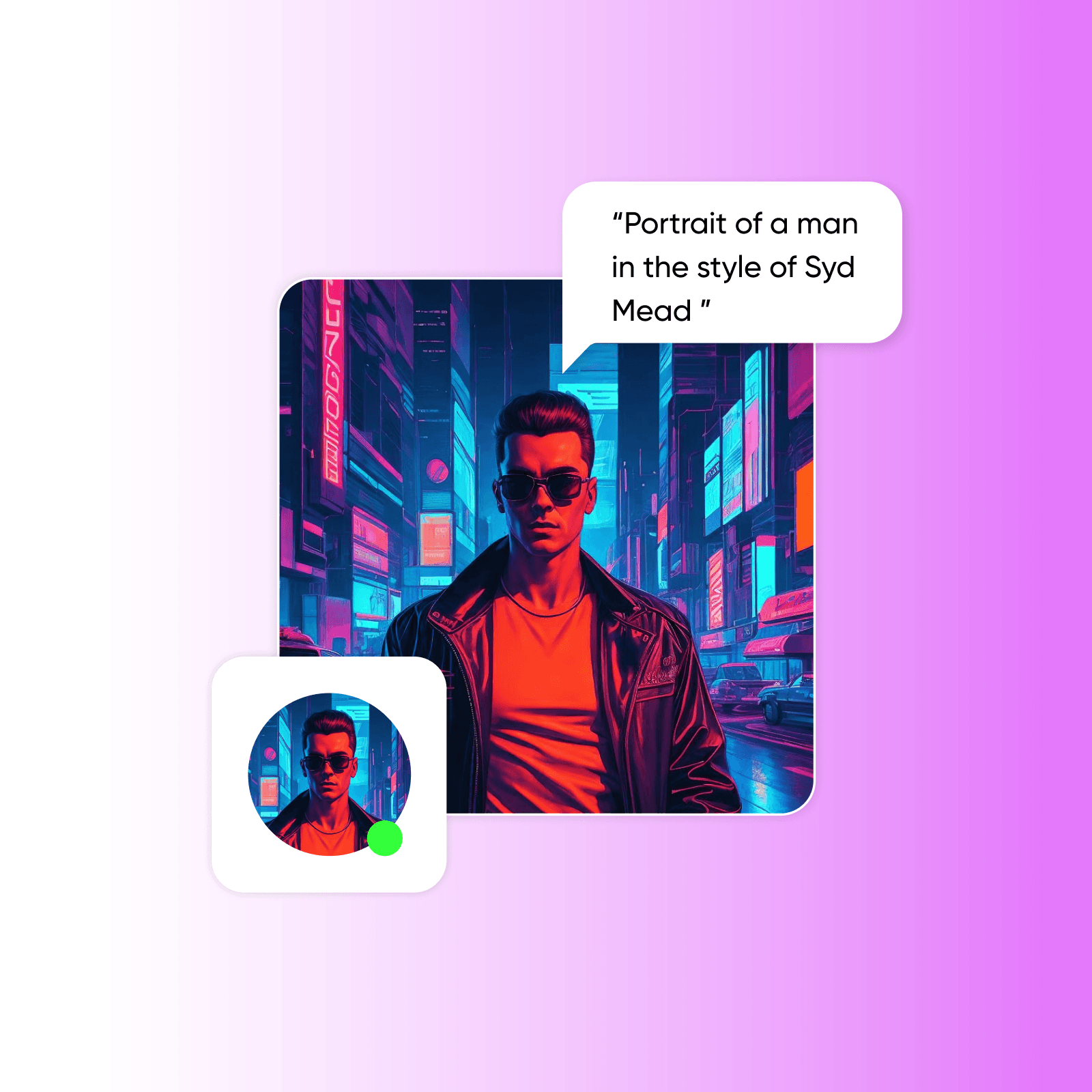 ai generated portraits for social media profile pictures