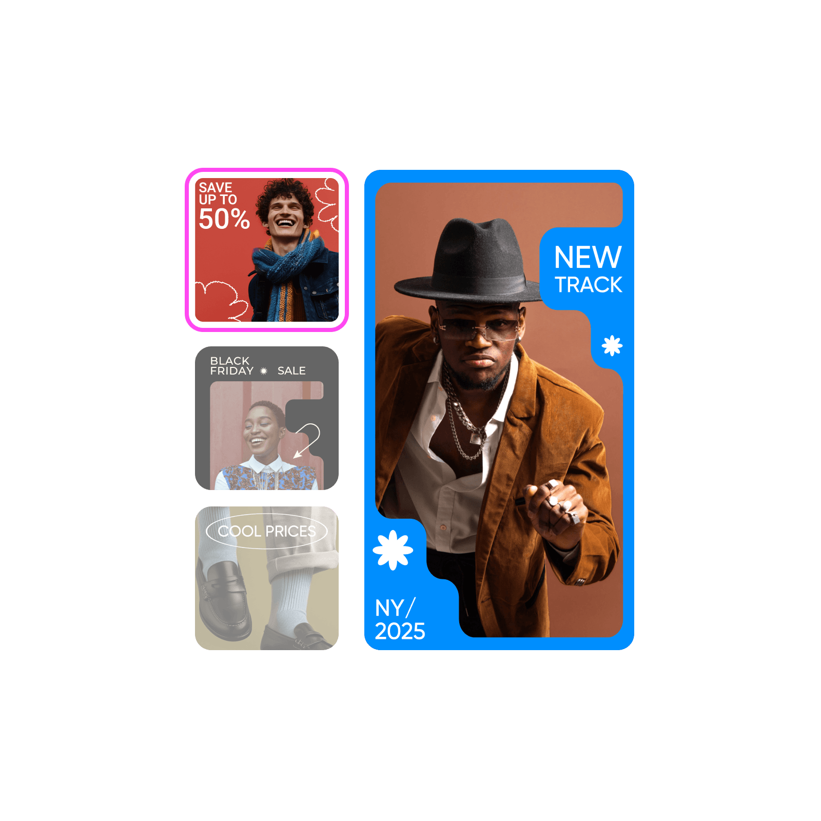 Pre-designed Instagram Story templates