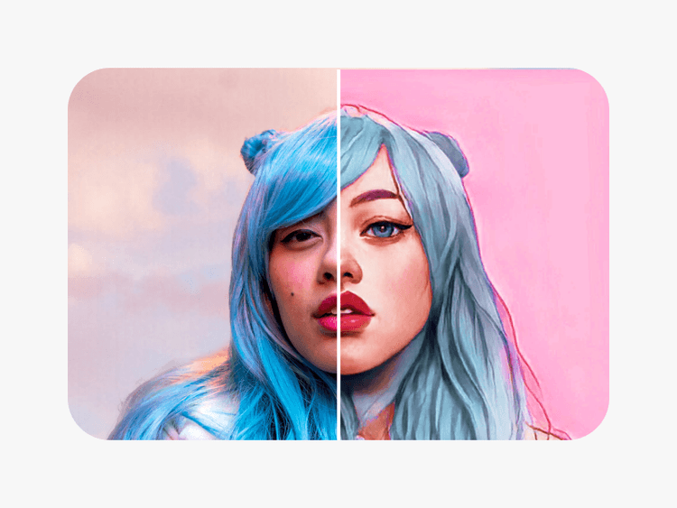 photo to cartoon effect