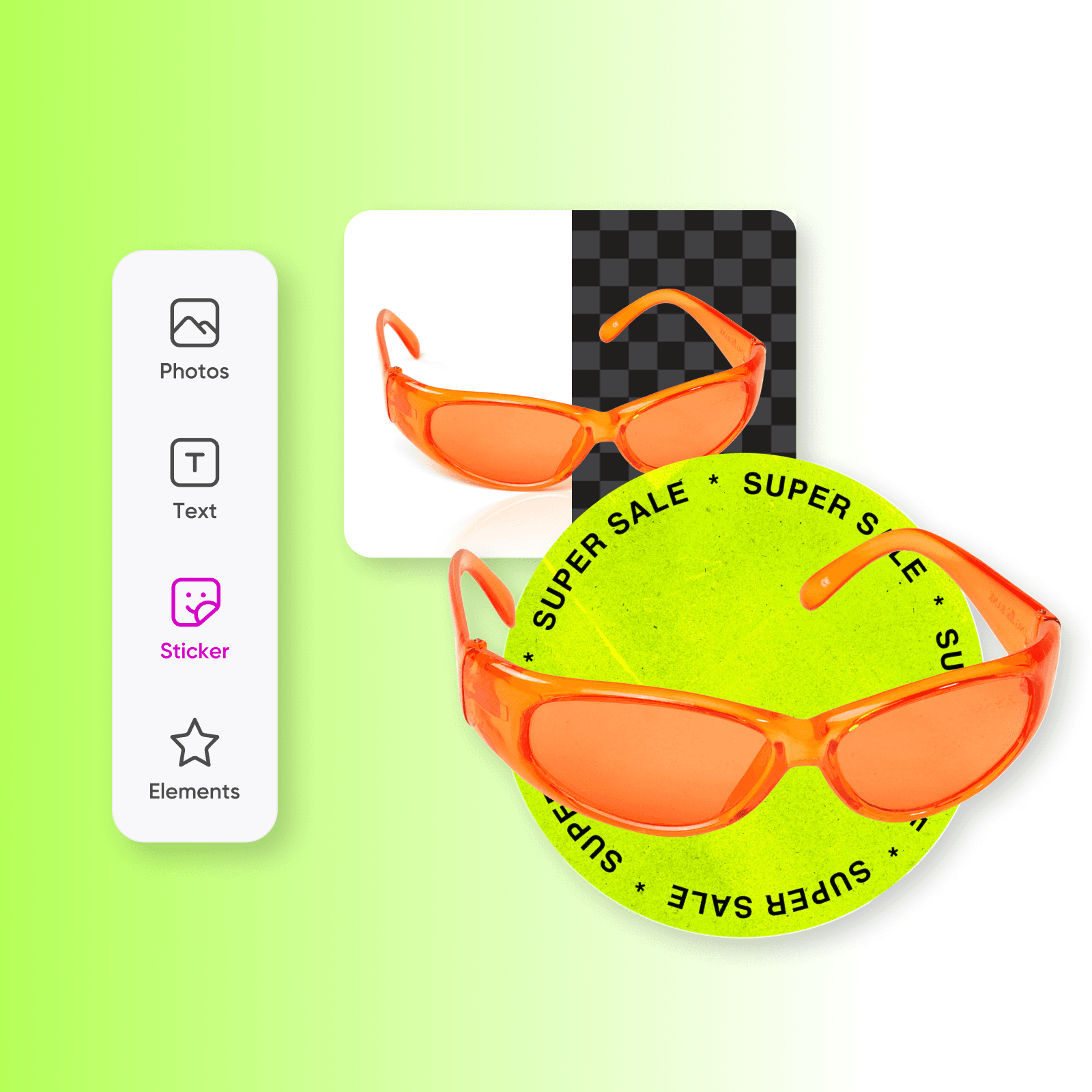 Whatsapp stickers from templates