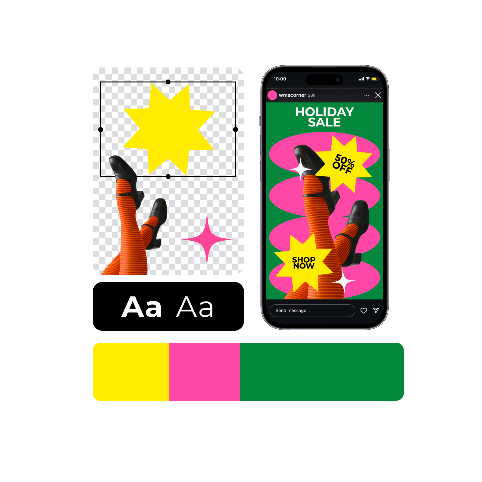 Custom Instagram Story design by Picsart