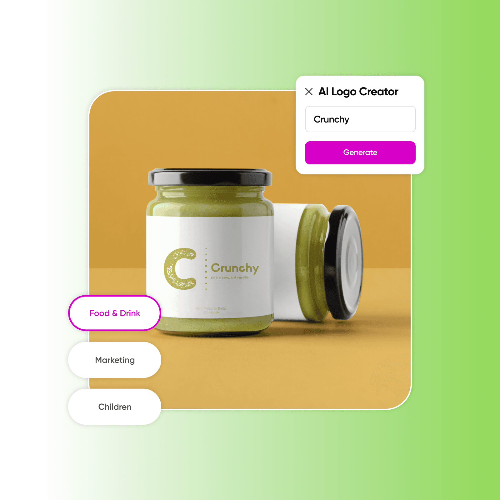 Craft the perfect logo with AI