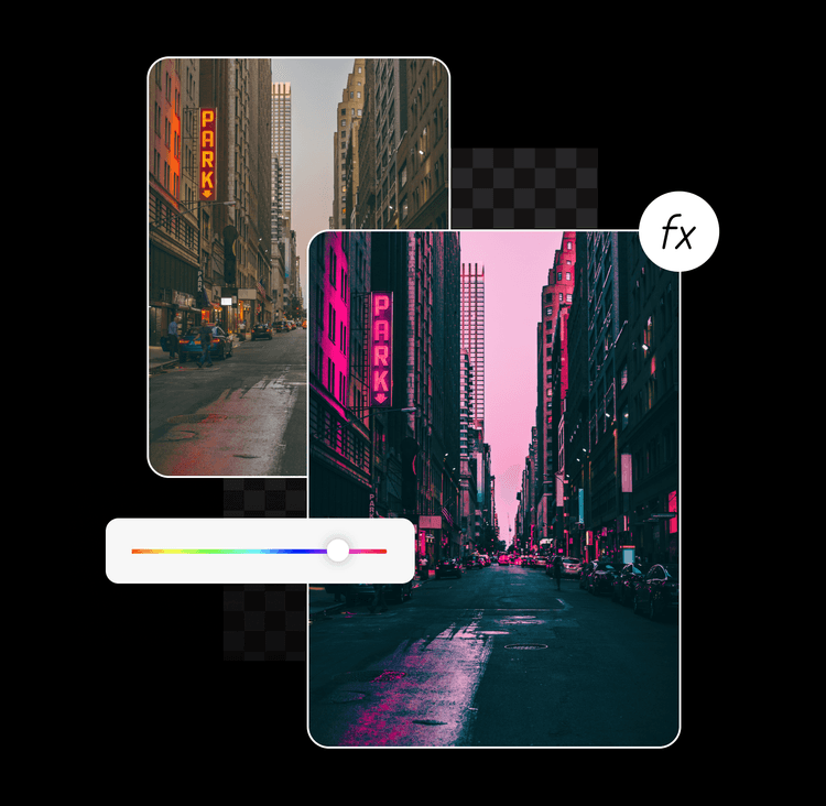 Change image colors with an effect