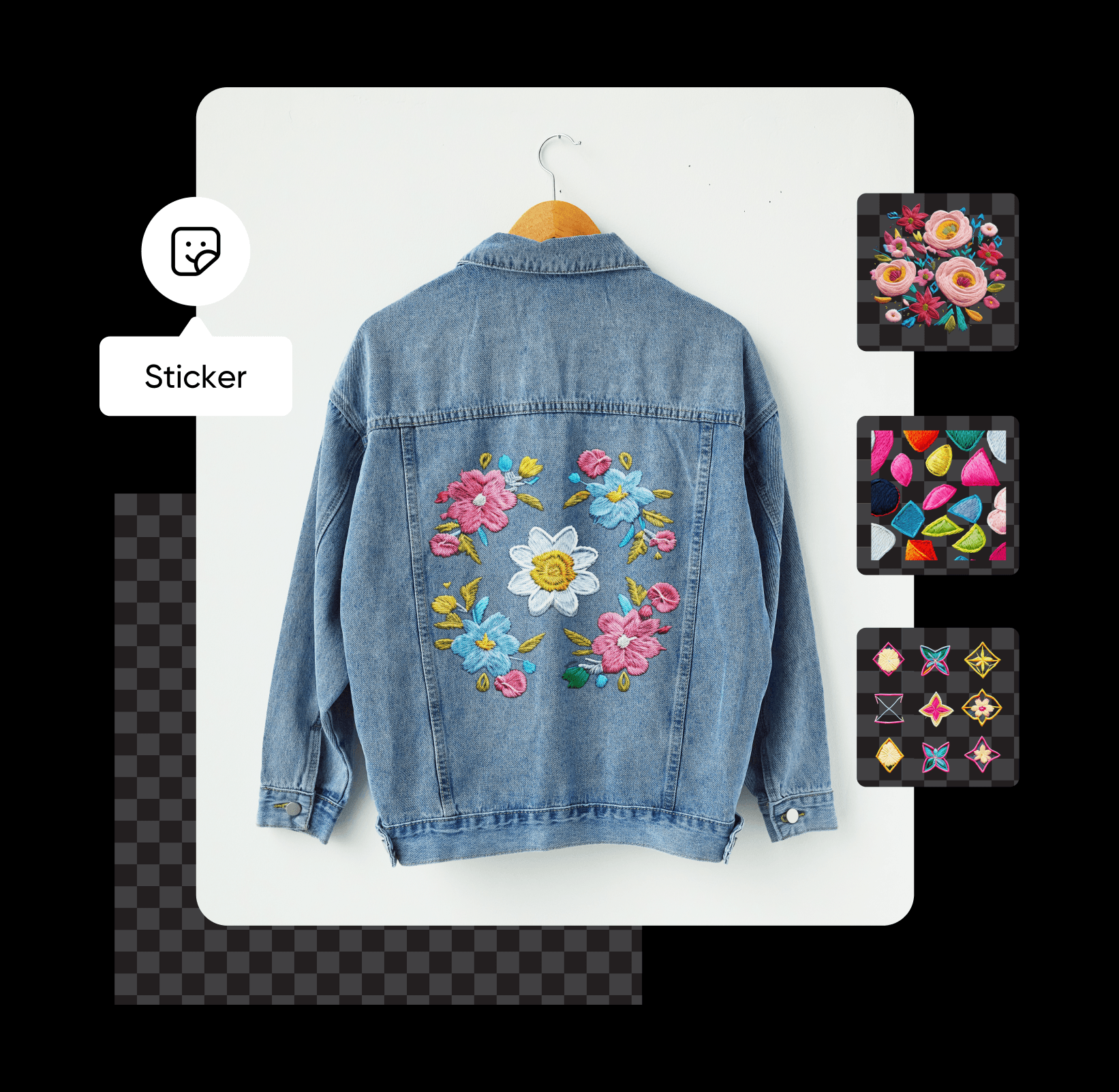 Picsart's AI sticker generator