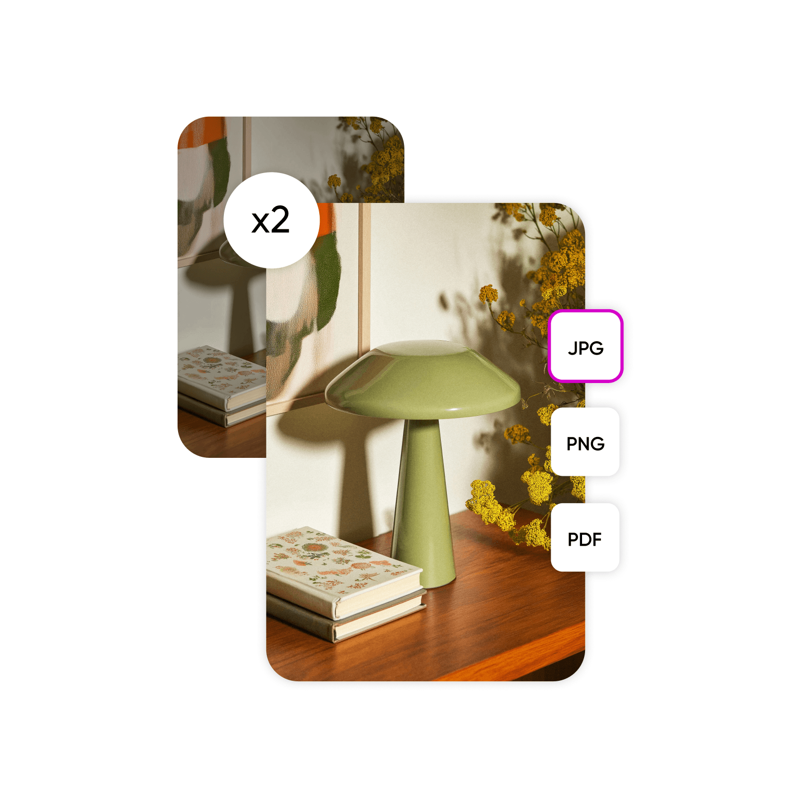 make image brighter and download with high resolution
