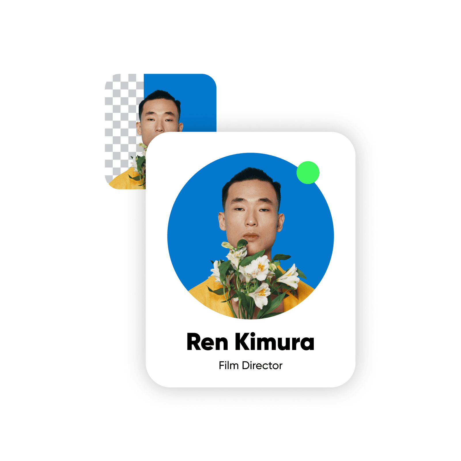 edit blue background of photos