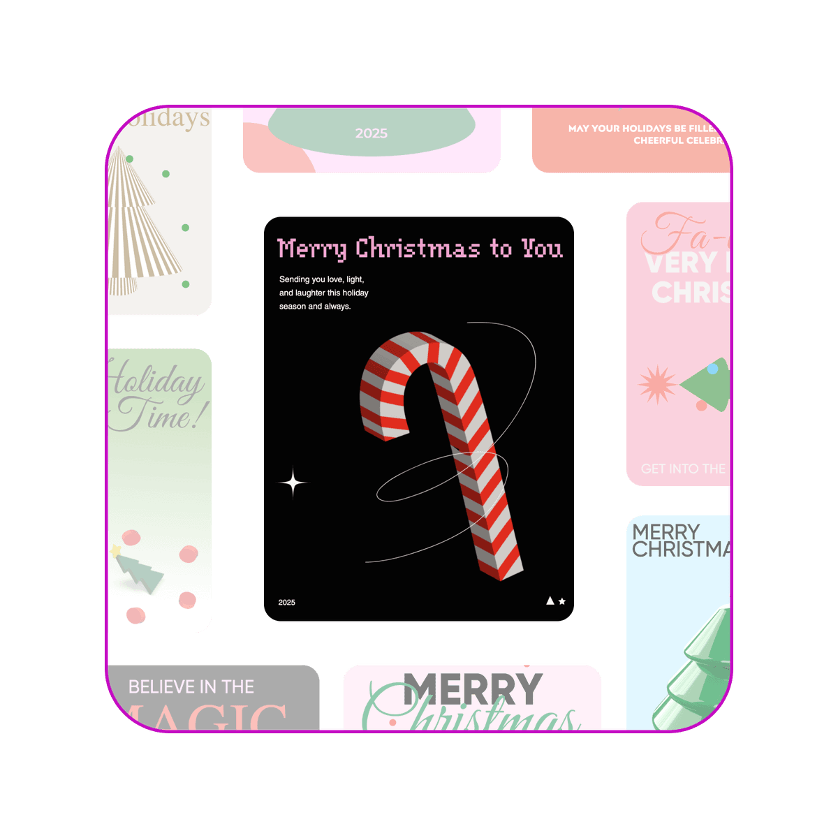 Step-by-step guide to creating Christmas cards