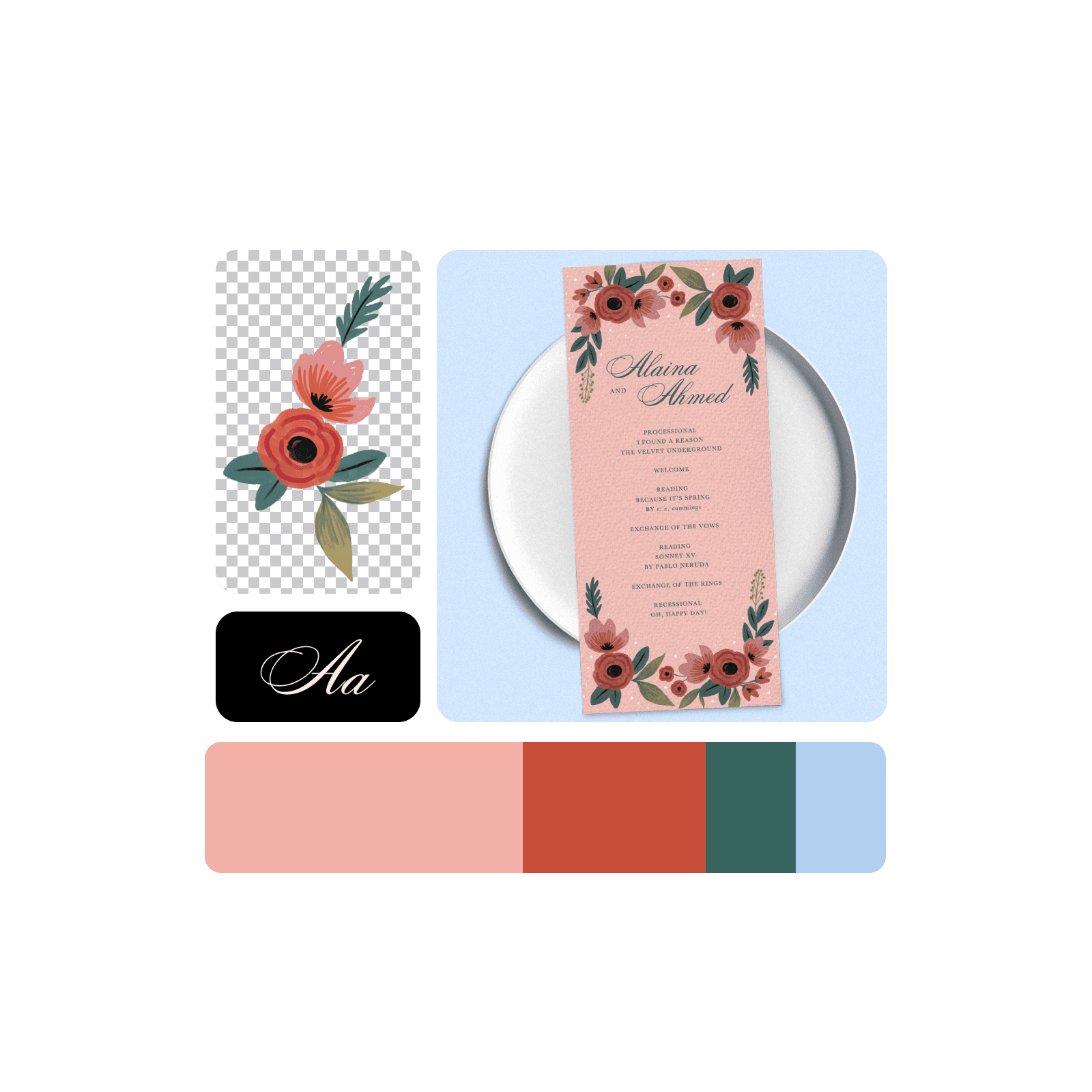 Design wedding program