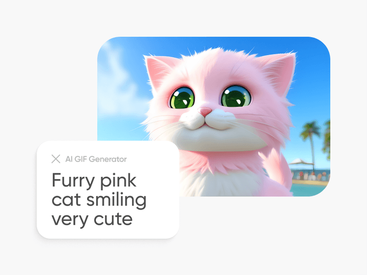 Make custom GIFs using AI. 