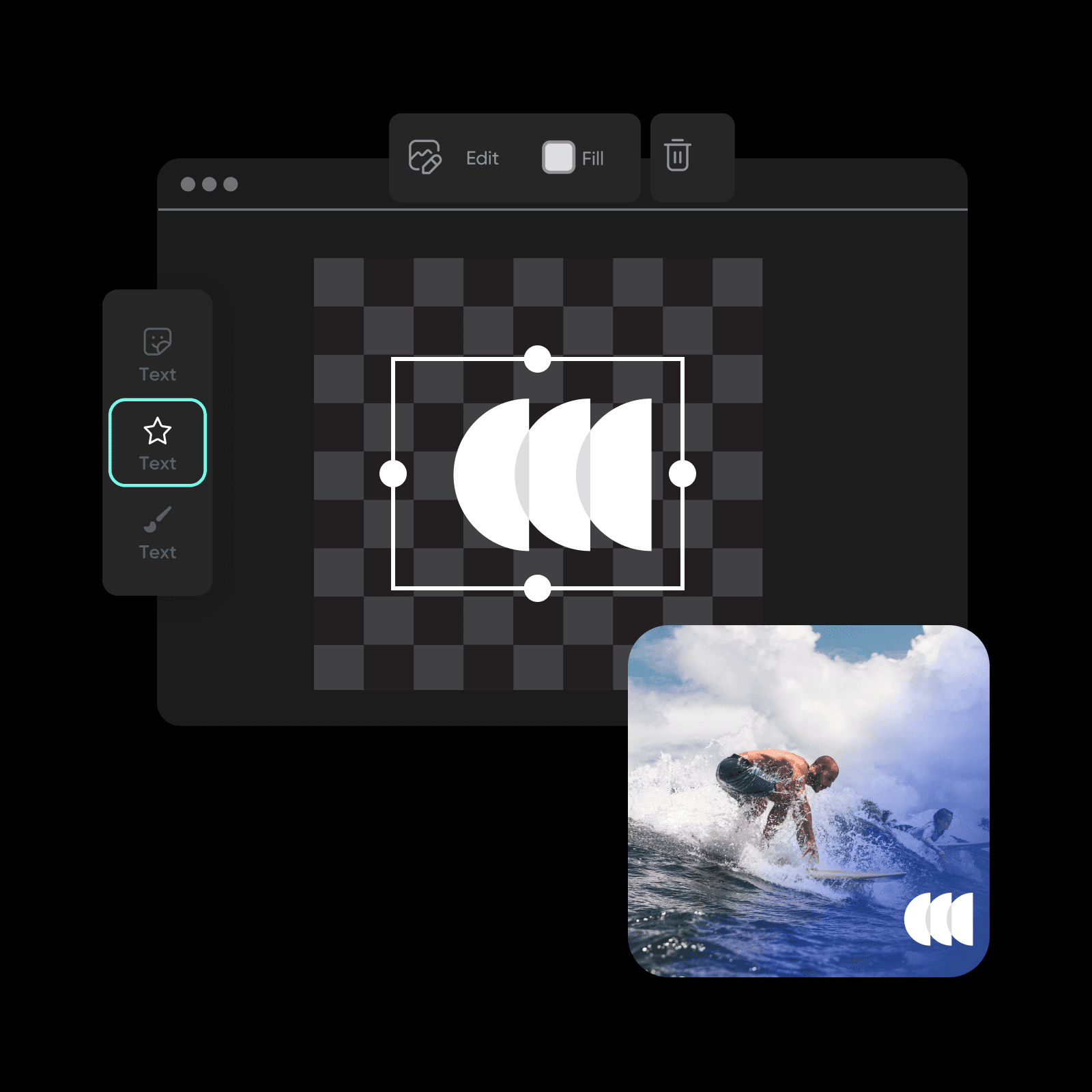 Design unique watermarks