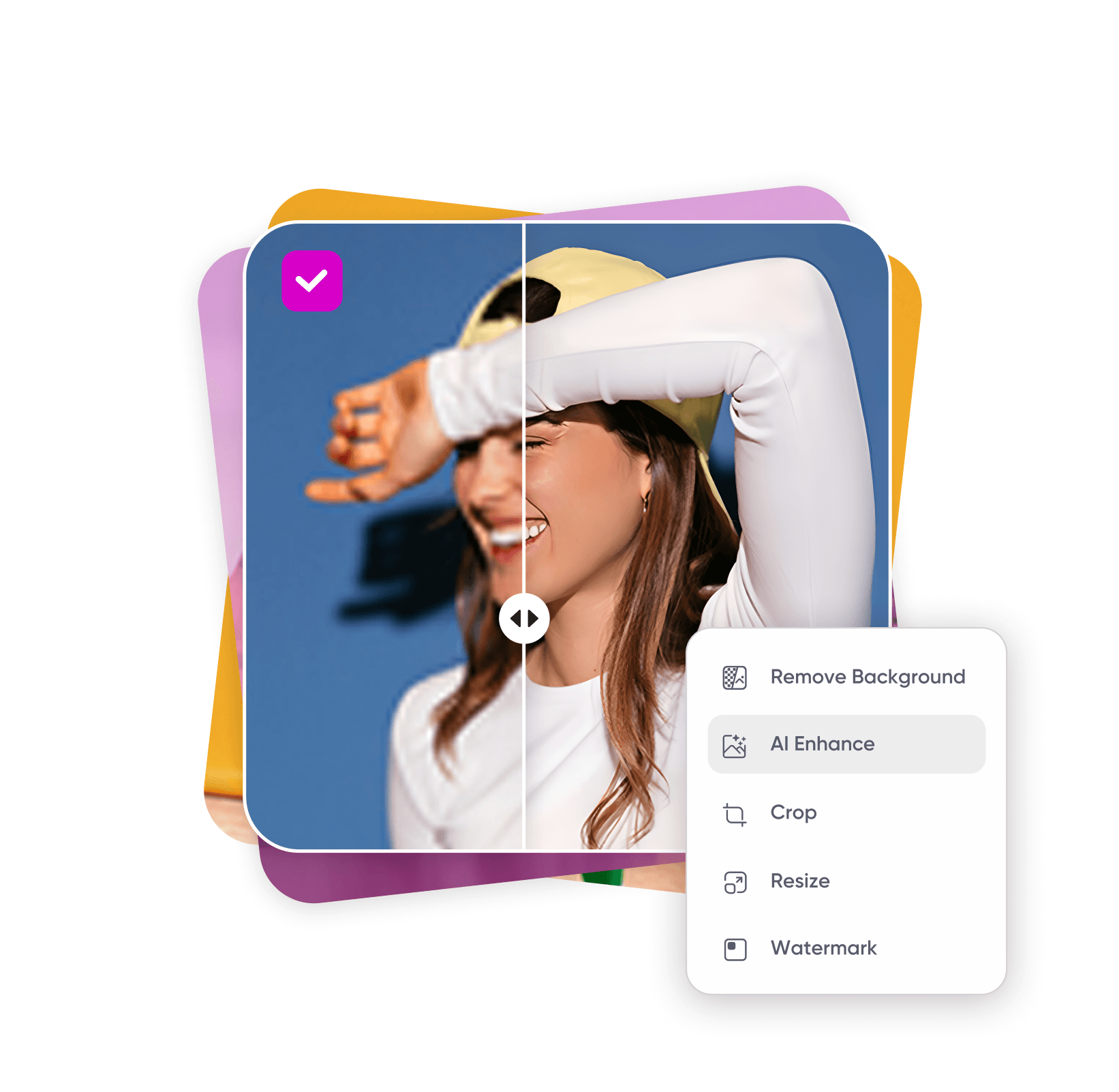 enhance multiple photos at once online