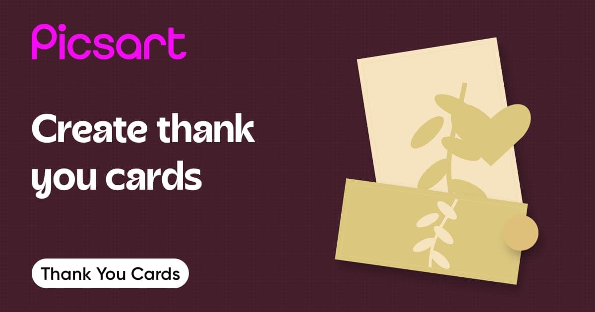 thank you card maker online and free