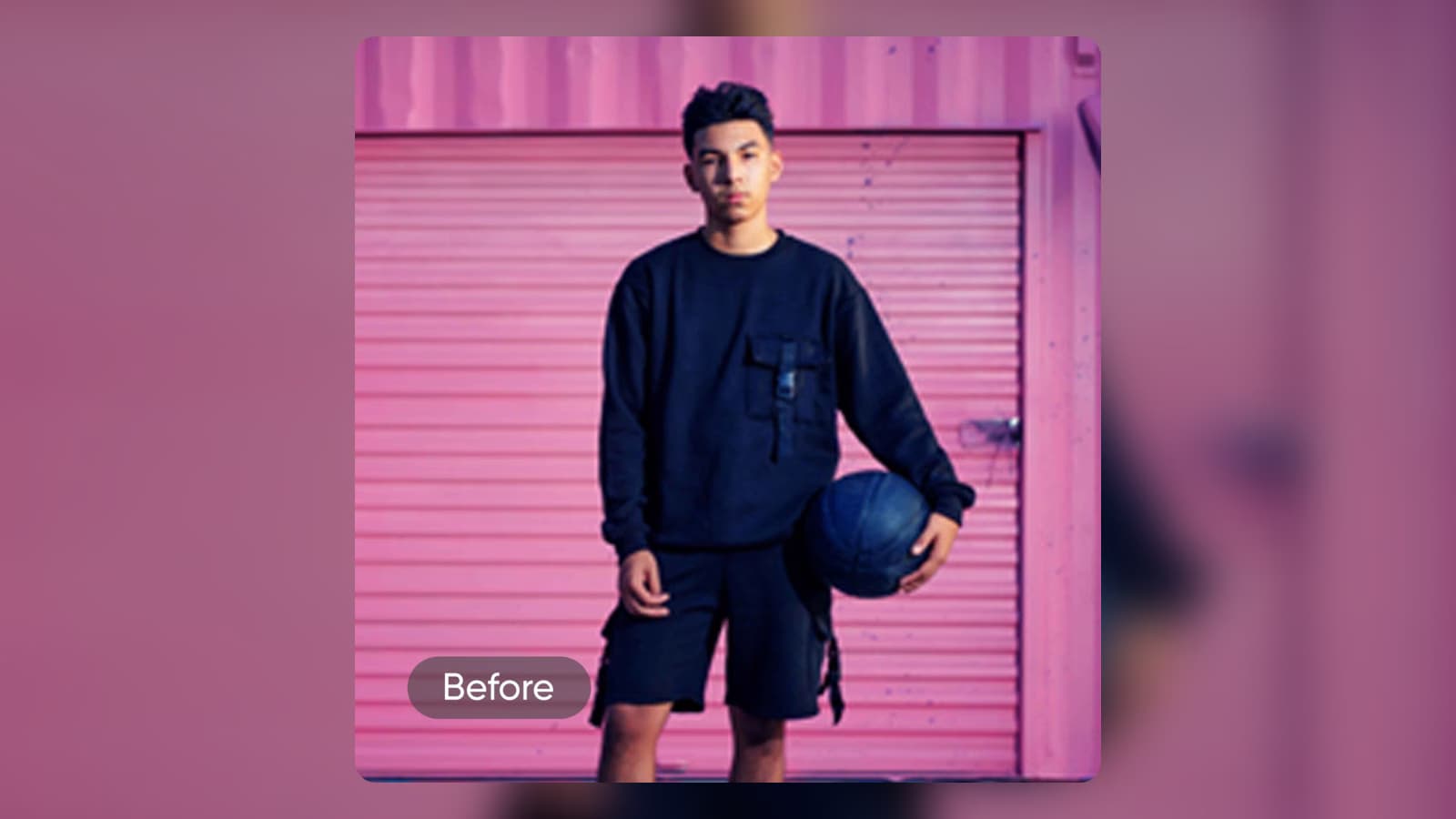 before change