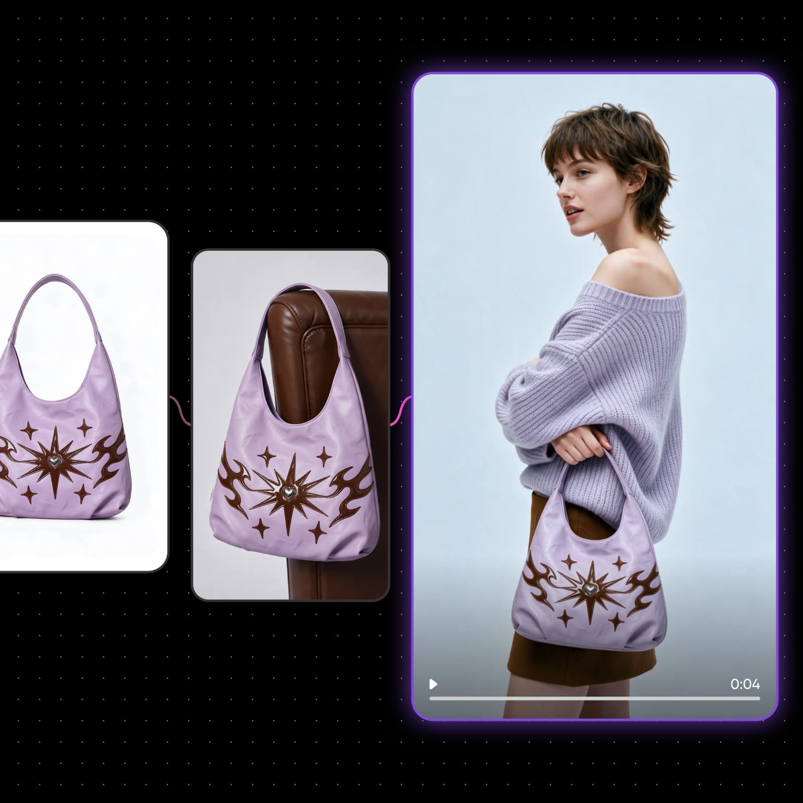 E-commerce product workflow in Picsart Flow