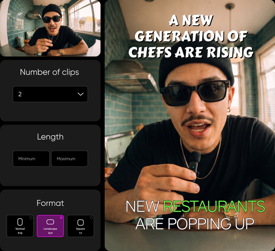 Turn content into clip-farming assets