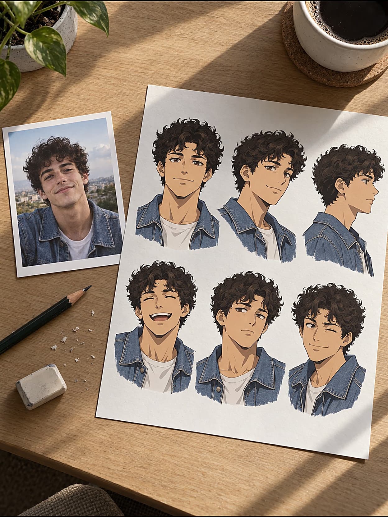 You, as an anime character