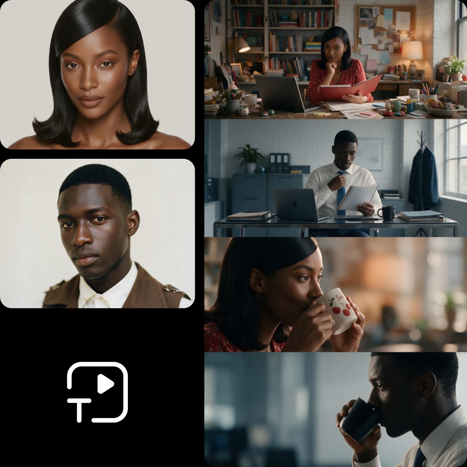 Narrative AI video workflow in Picsart Flow