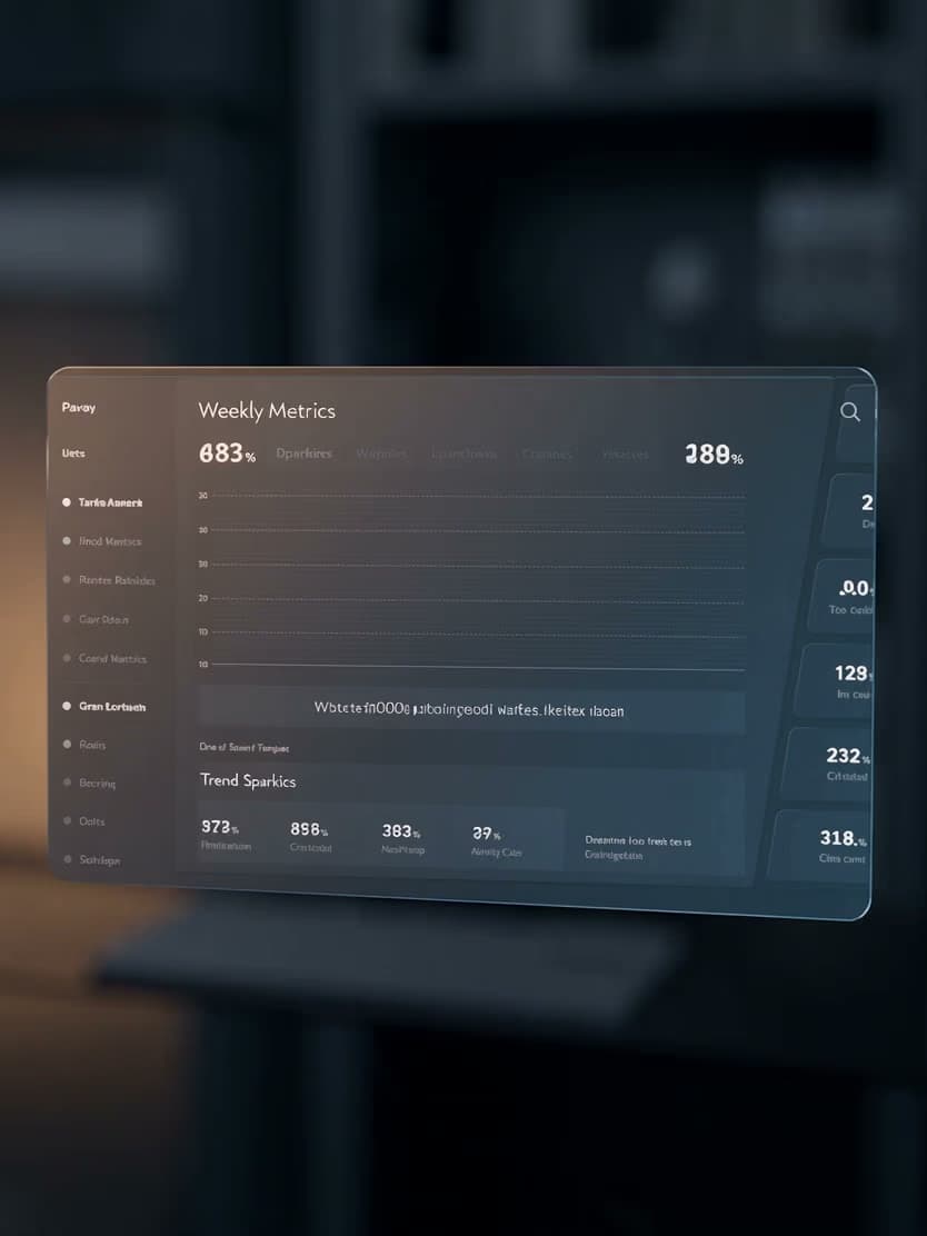 Tell the weekly numbers as a story