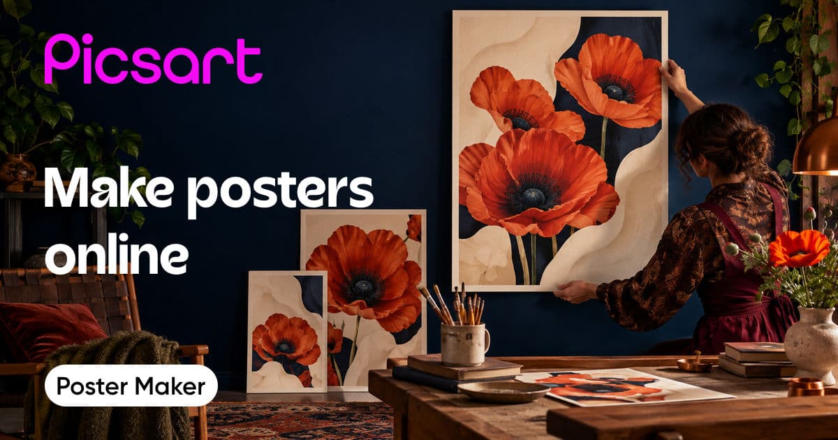 Picsart poster maker