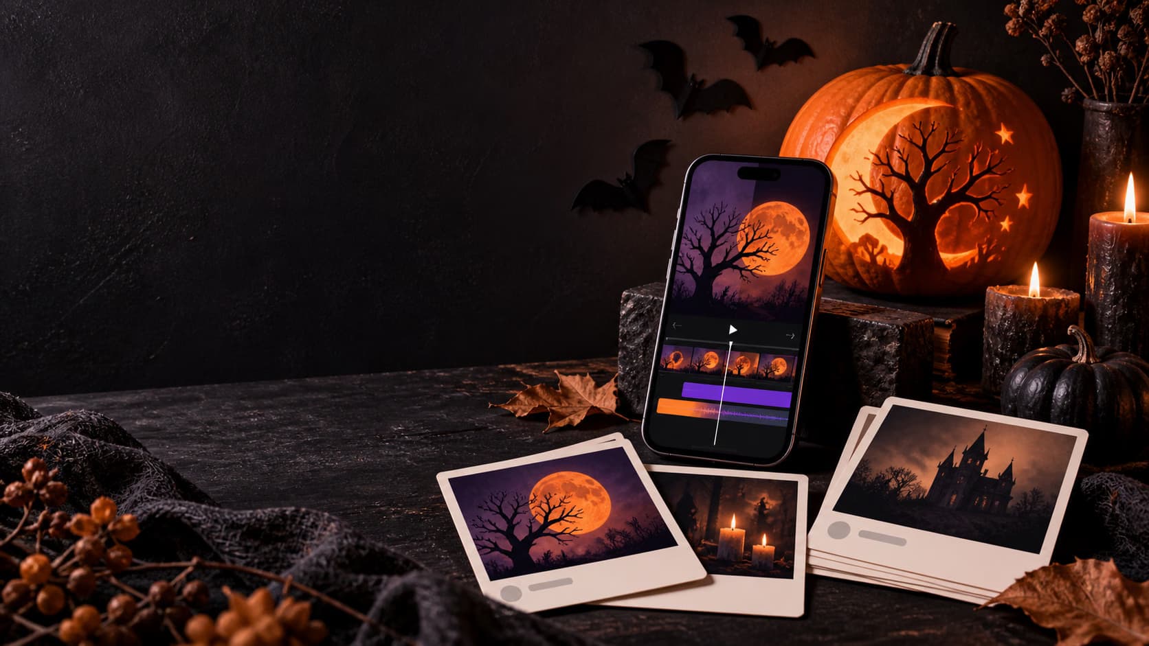 Write the Halloween scene